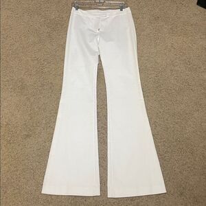 Derek Lam 10 Crosby White Flare Pants x Intermix NWT